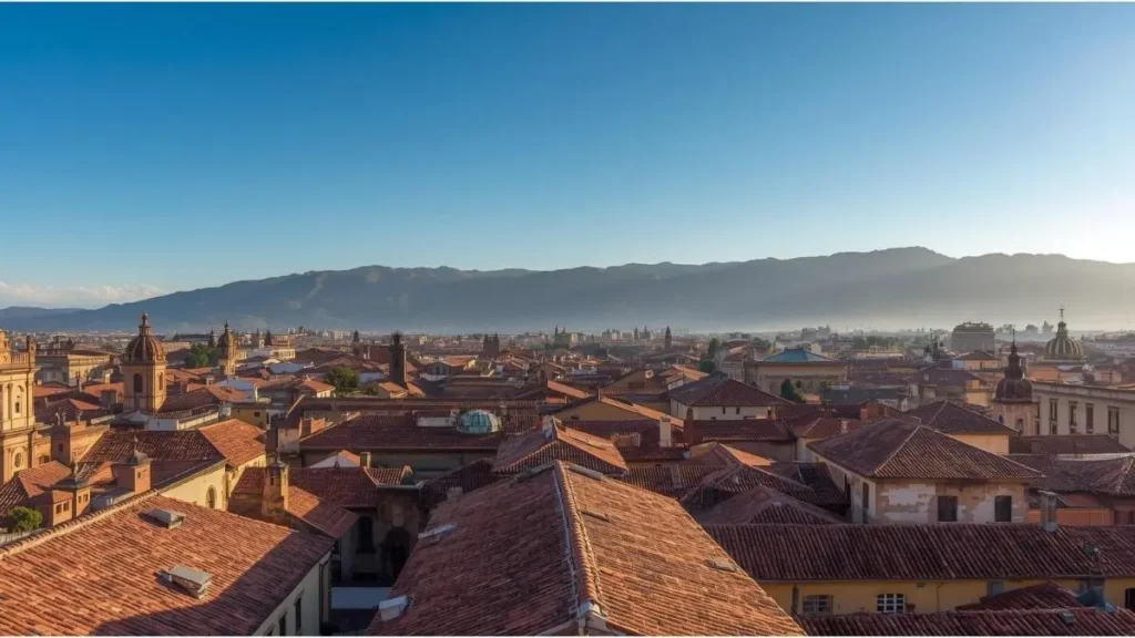 Vista panorámica de Cusco rodeada por montañas andinas mostrando la altitud en Perú